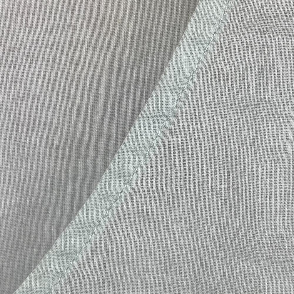 EILEEN FISHER Slip L Organic Cotton Gauze Dress Scoop Neck Tank Aqua Blue - Picture 8 of 11
